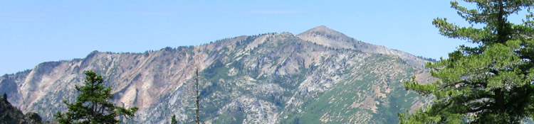 Mokelumne Peak from Mount Reba